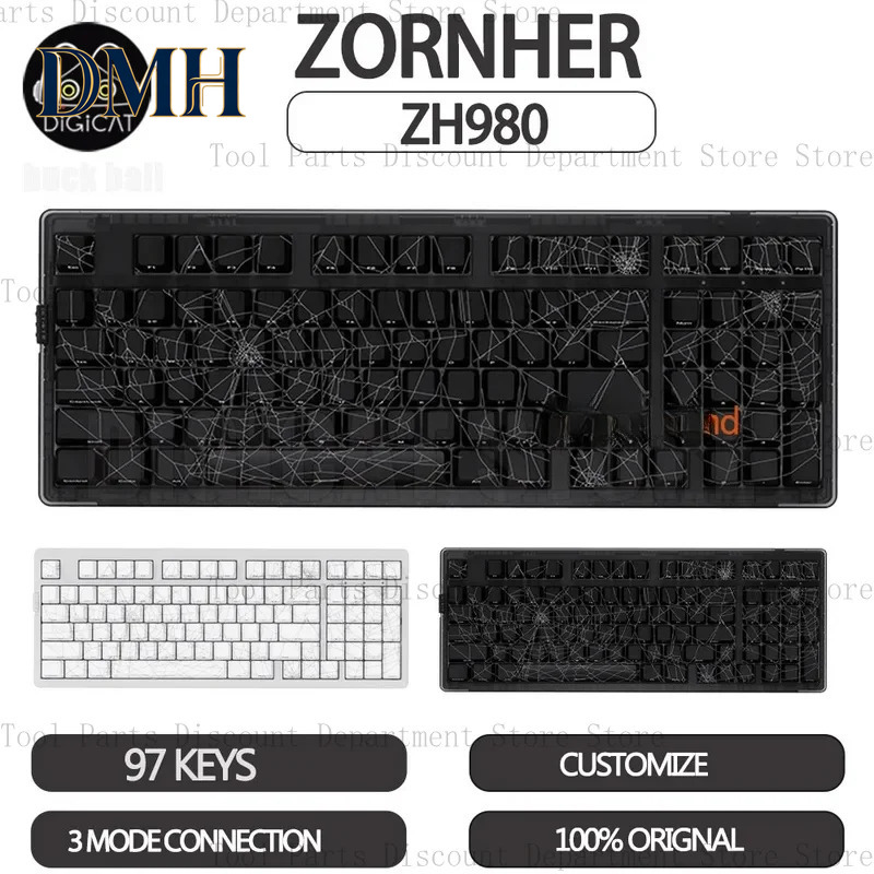Gaming Accessories Manufacturers - Tastiera Meccanica ZORNHER Zuohe ZH980 Spider