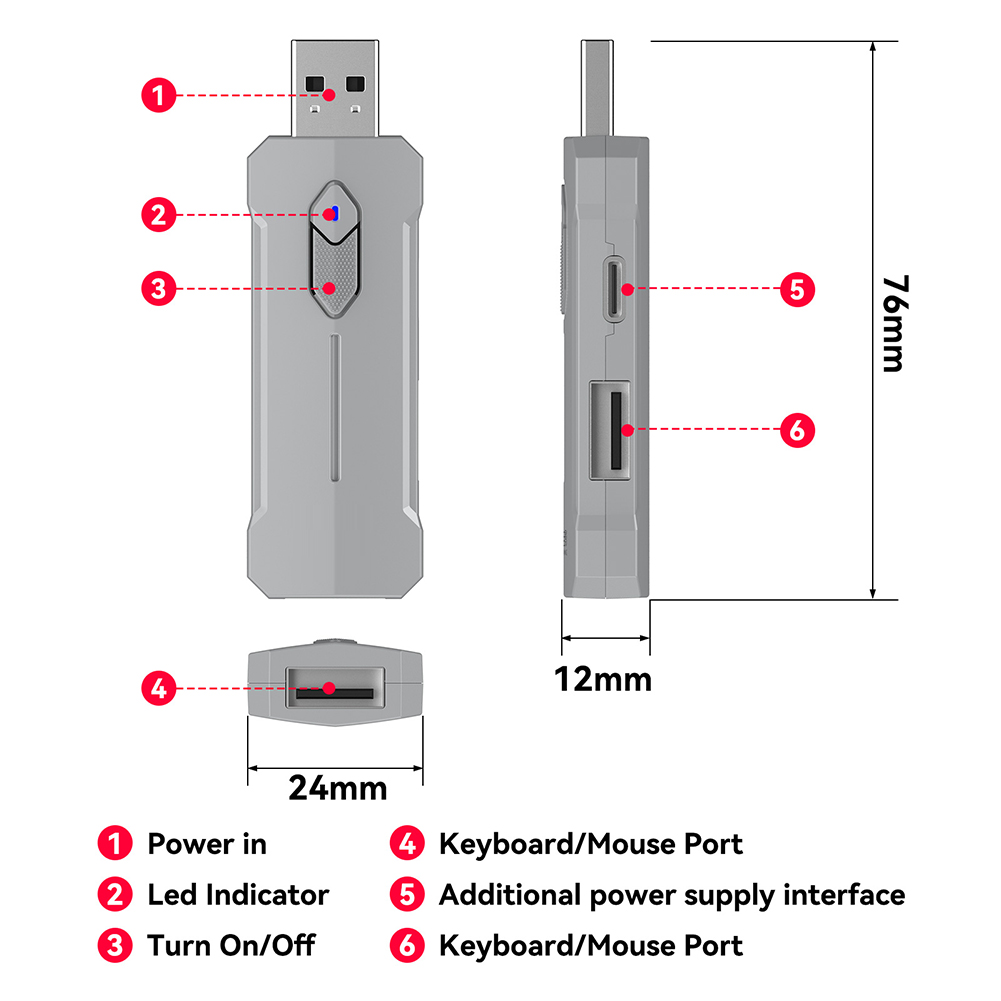 Adattatore Convertitore 5 in 1 - Gaming Accessories Combo recensione e prezzo